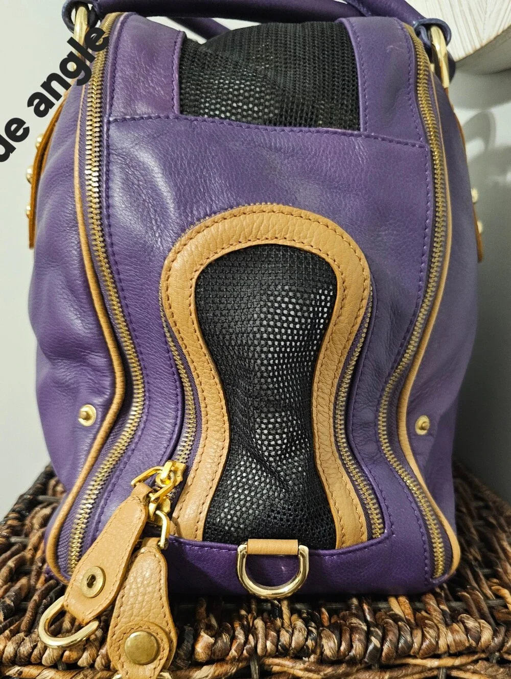 Emre Leather Pet Carrier